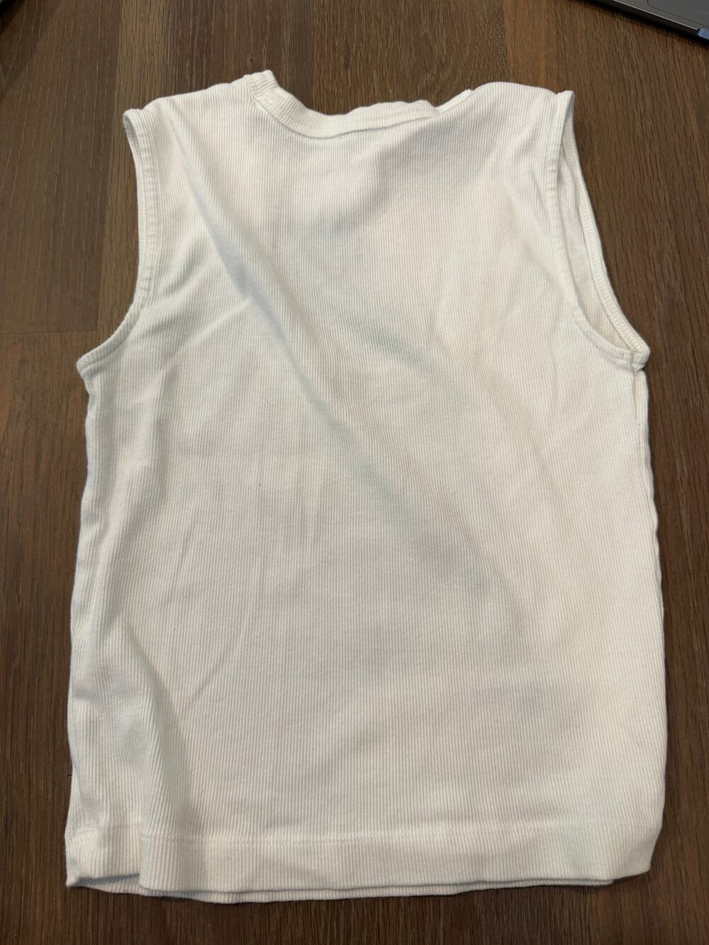 Anthropologie white tank top